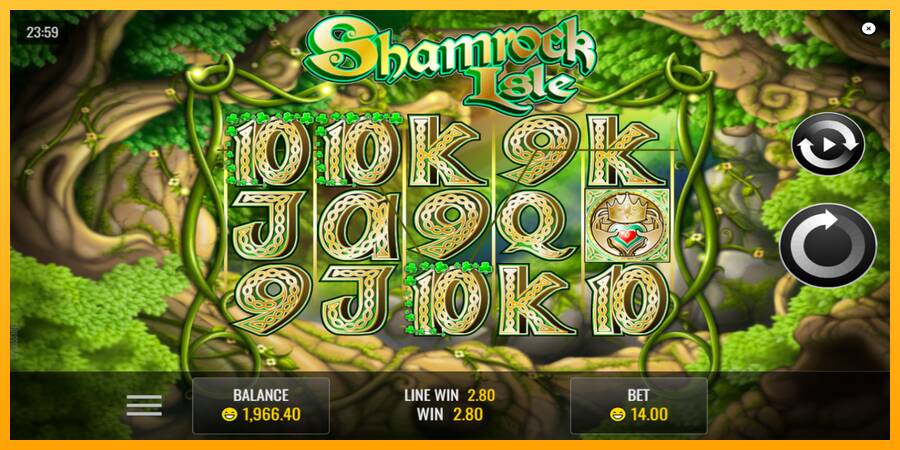 Shamrock Isle gaming machine for money, picture 3