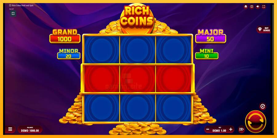 Rich Coins Hold and Spin gaming machine for money, picture 1