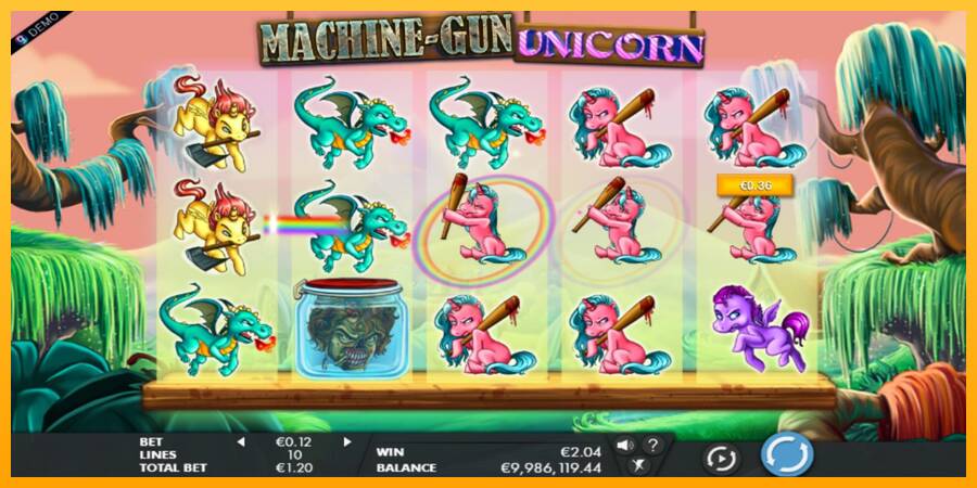 Machine Gun Unicorn gaming machine for money, picture 2