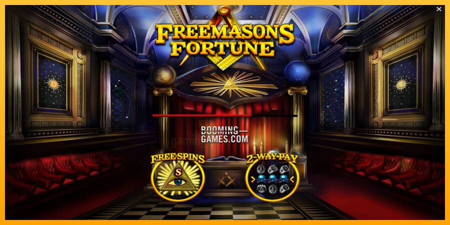 Freemasons Fortune gaming machine for money, picture 1