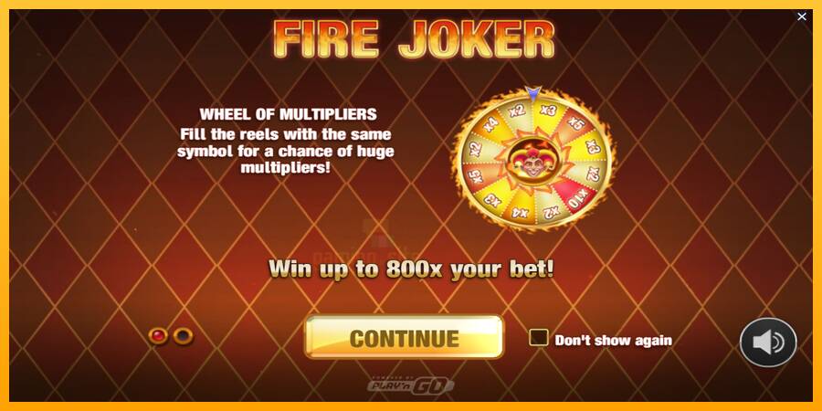 Fire Joker gaming machine for money, picture 1