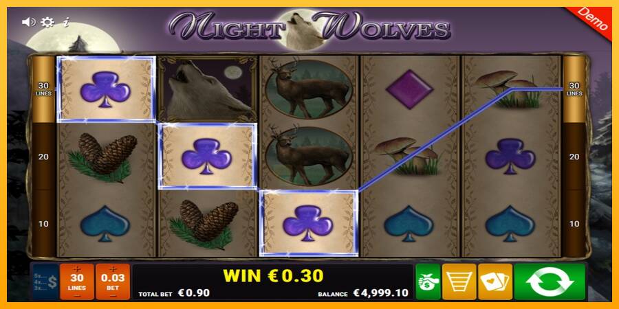 Night Wolves gaming machine for money, picture 3