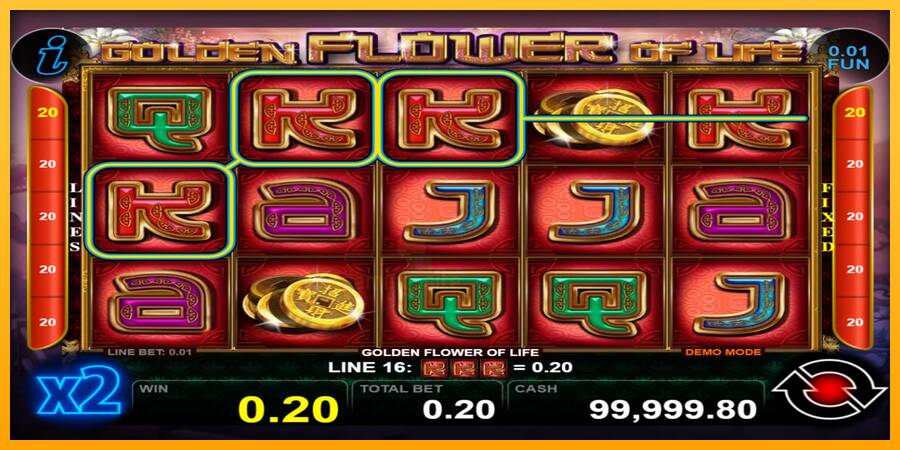 Golden Flower of Life gaming machine for money, picture 2