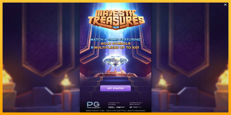 Majestic Treasures gaming machine for money, picture 1