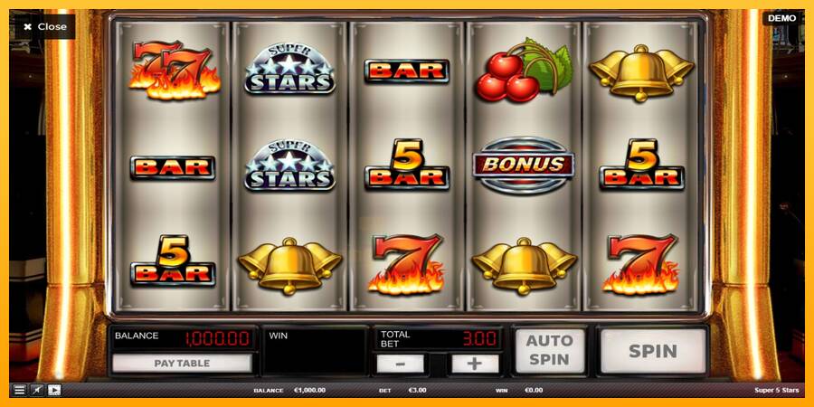 Super 5 Stars gaming machine for money, picture 1