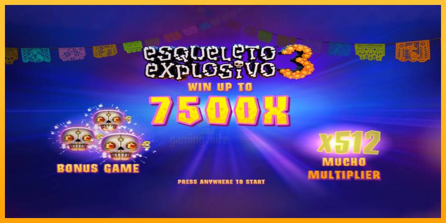 Esqueleto Explosivo 3 gaming machine for money, picture 1