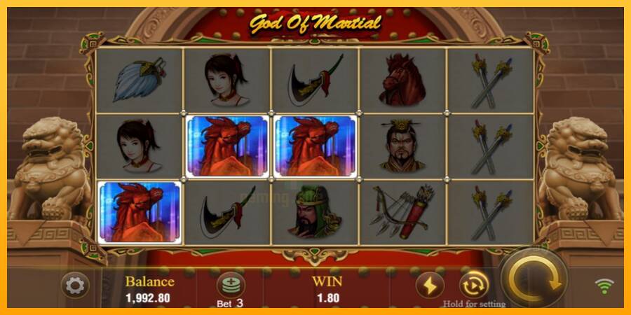 God Of Martial gaming machine for money, picture 3