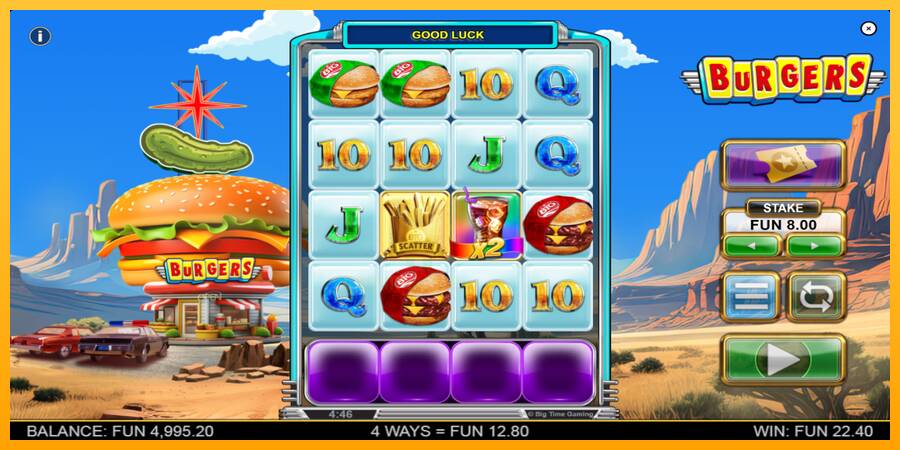 Burgers gaming machine for money, picture 4