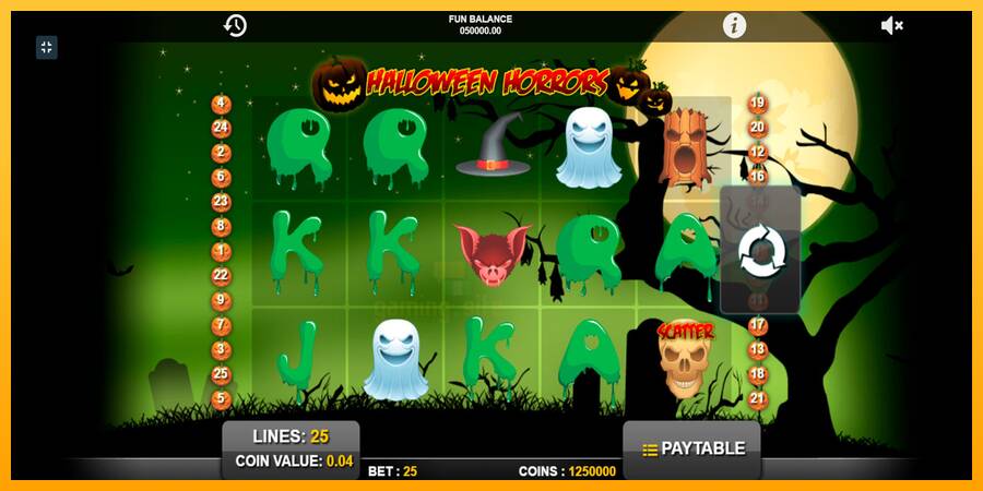 Halloween Horrors gaming machine for money, picture 1