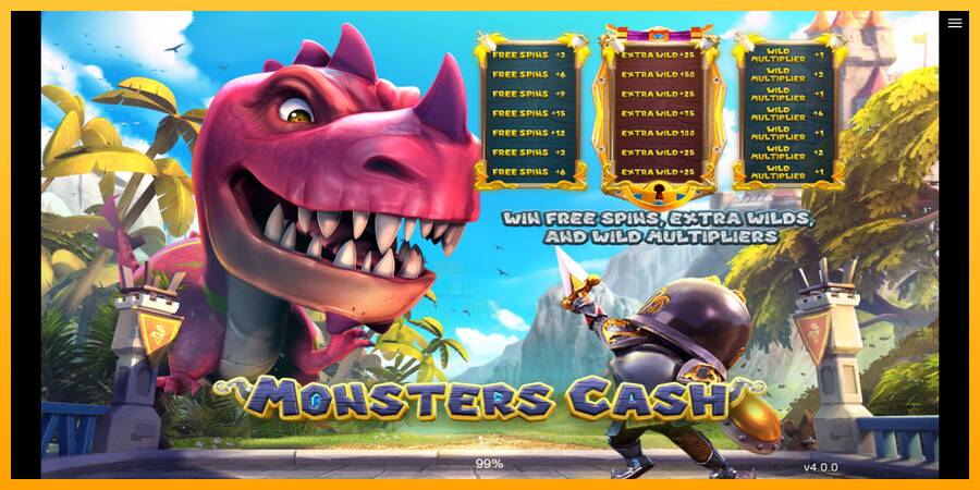 Monsters Cash gaming machine for money, picture 1