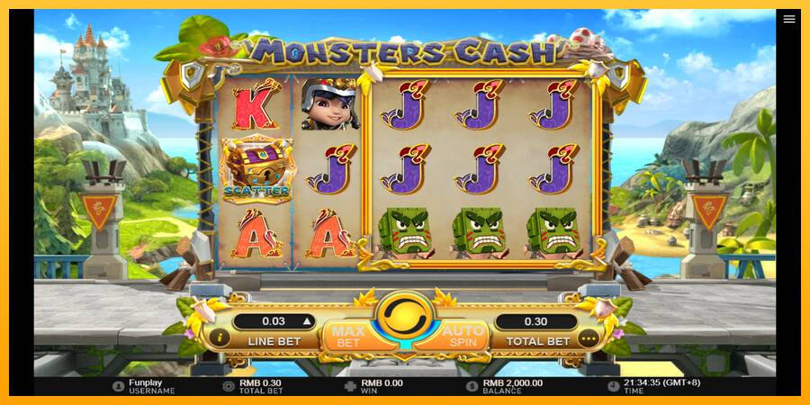 Monsters Cash gaming machine for money, picture 2