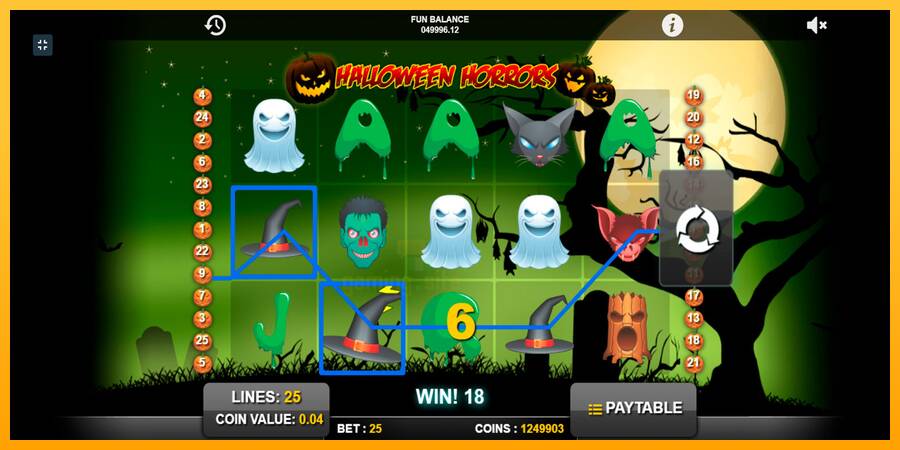 Halloween Horrors gaming machine for money, picture 3