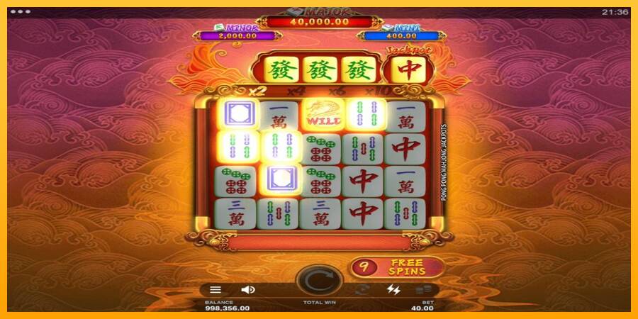 Pong Pong Mahjong Jackpots gaming machine for money, picture 5