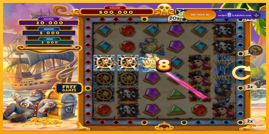 Pirates Prosperity Wild Train gaming machine for money, picture 4