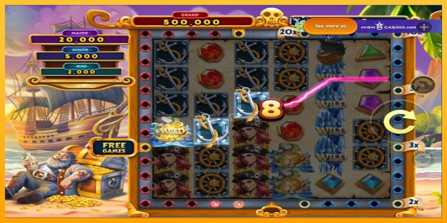 Pirates Prosperity Wild Train gaming machine for money, picture 5