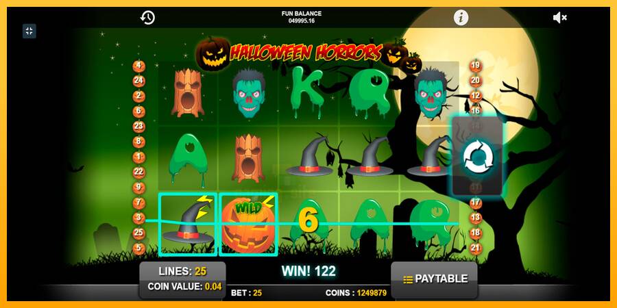 Halloween Horrors gaming machine for money, picture 8