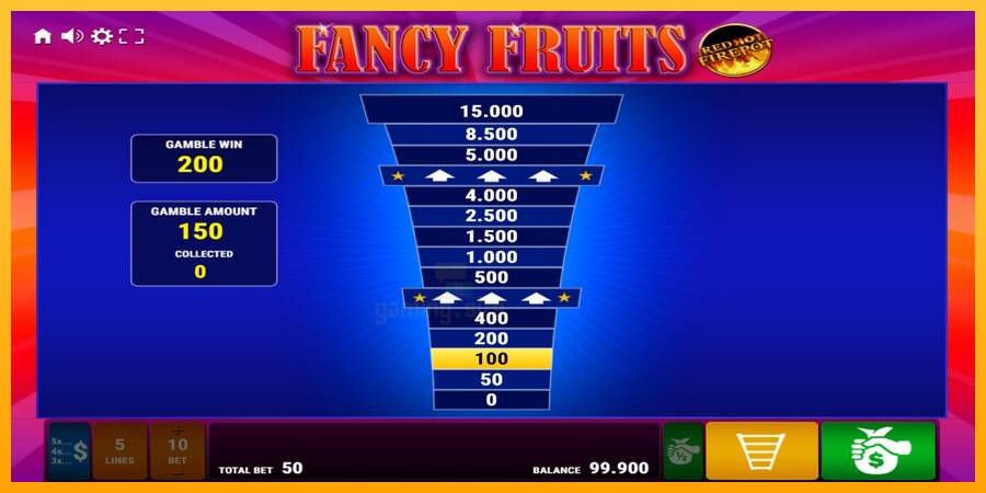 Fancy Fruits Red Hot Firepot gaming machine for money, picture 3