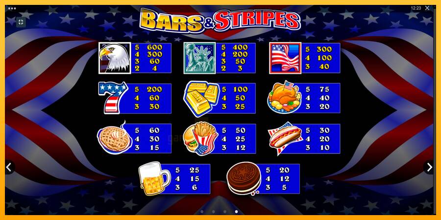 Bars and Stripes gaming machine for money, picture 6