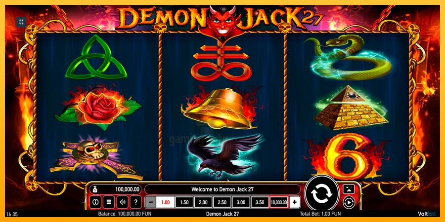 Demon Jack 27 gaming machine for money, picture 1