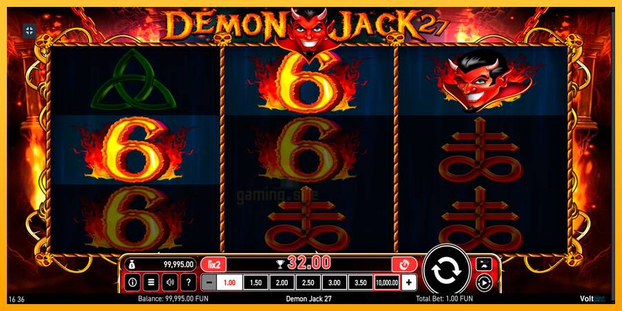 Demon Jack 27 gaming machine for money, picture 3