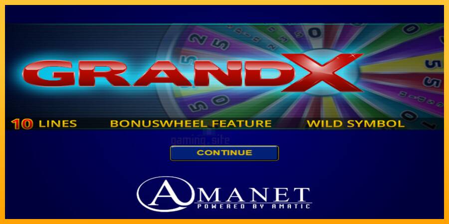 GrandX gaming machine for money, picture 1