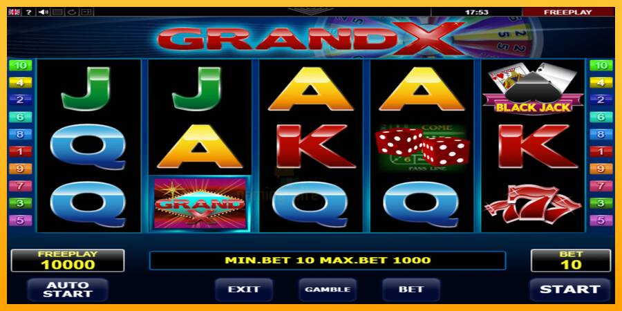 GrandX gaming machine for money, picture 2