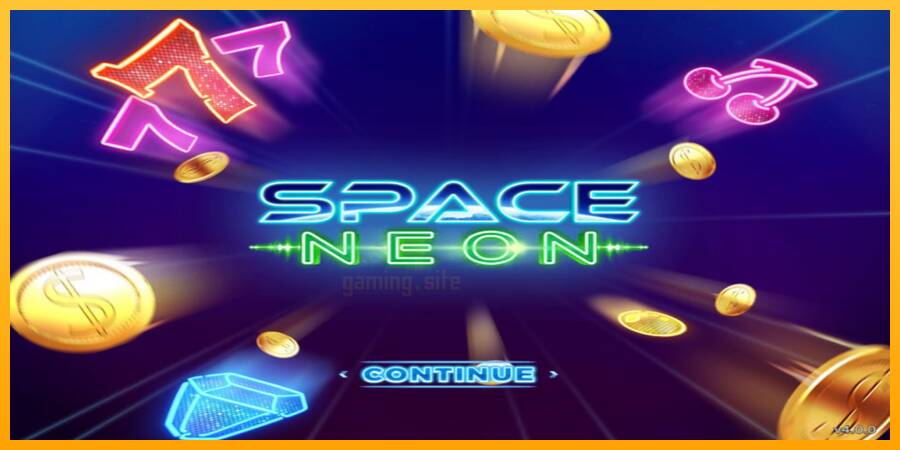 Space Neon gaming machine for money, picture 1