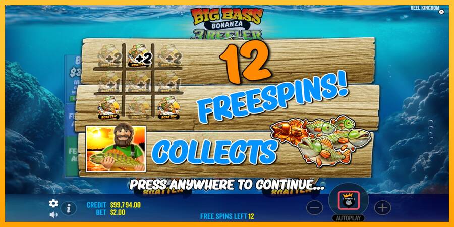 Big Bass Bonanza 3 Reeler gaming machine for money, picture 4