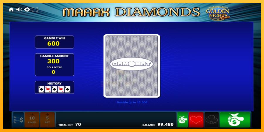 Maaax Diamonds Golden Nights gaming machine for money, picture 5