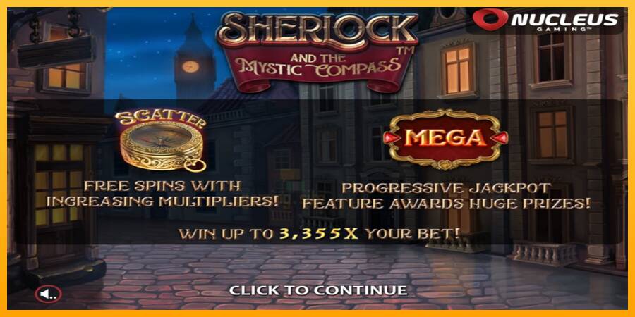 Sherlock and the Mystic Compass gaming machine for money, picture 1