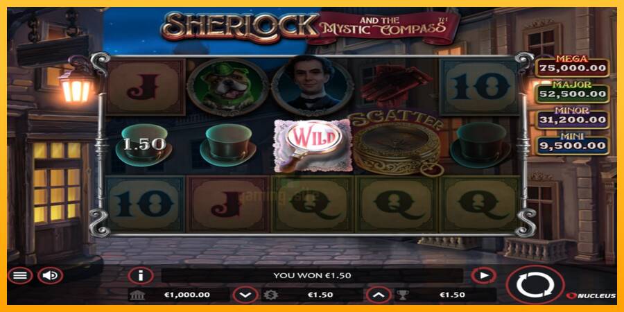 Sherlock and the Mystic Compass gaming machine for money, picture 3