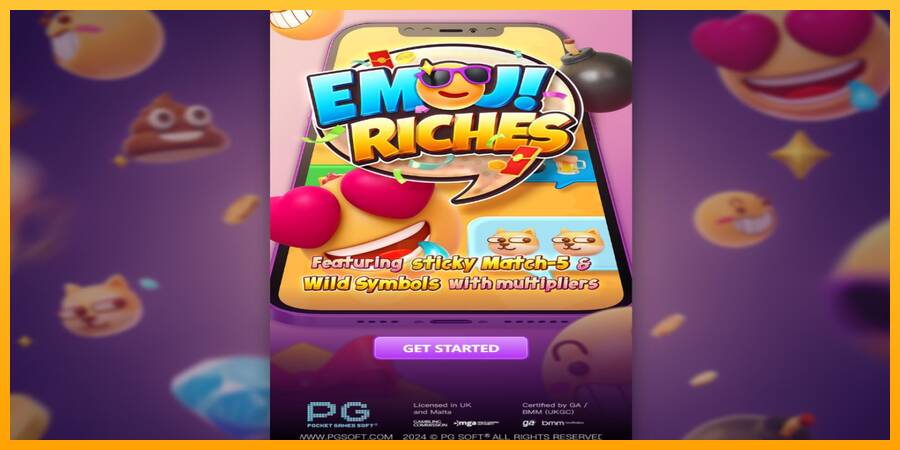 Emoji Riches gaming machine for money, picture 1