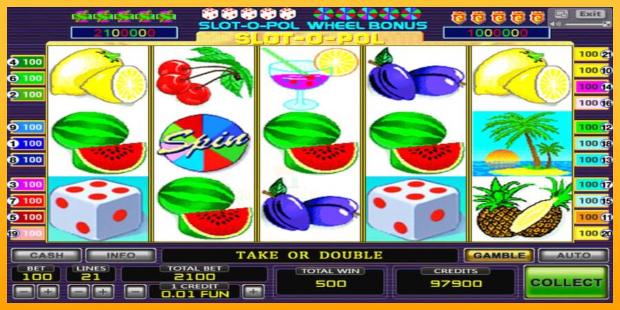 Slot-o-Pol gaming machine for money, picture 1