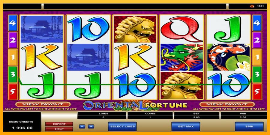 Oriental Fortune gaming machine for money, picture 3