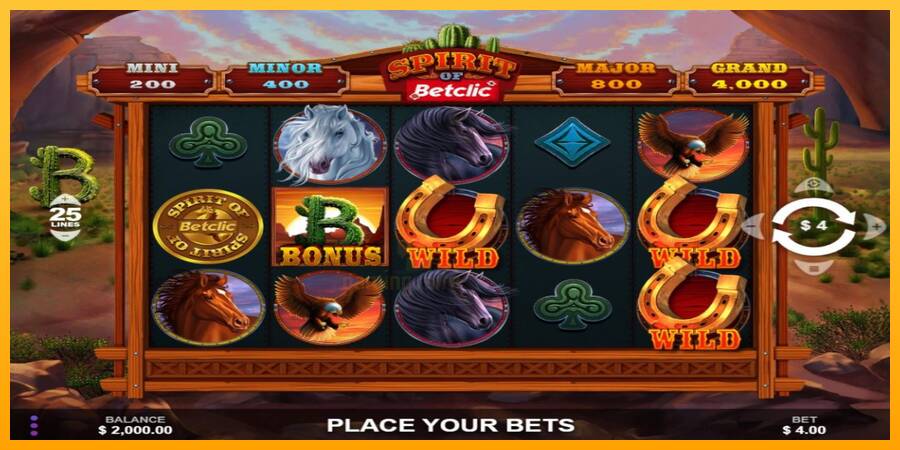 Spirit of Betclic gaming machine for money, picture 2