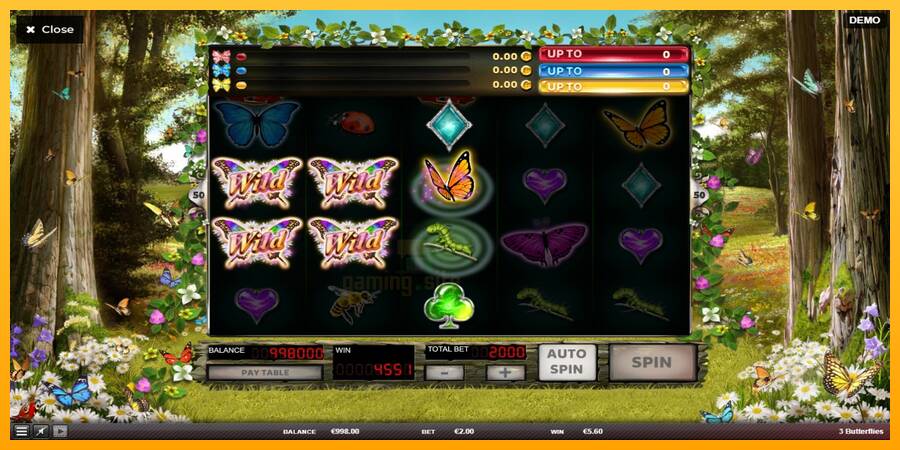 3 Butterflies gaming machine for money, picture 2