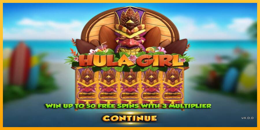 Hula Girl gaming machine for money, picture 1