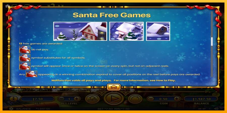 Santa´s Village gaming machine for money, picture 5