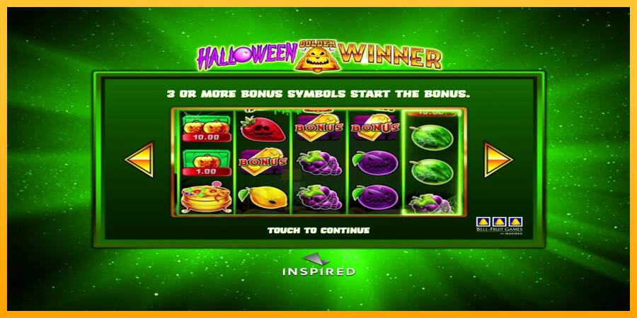 Halloween Golden Winner gaming machine for money, picture 1