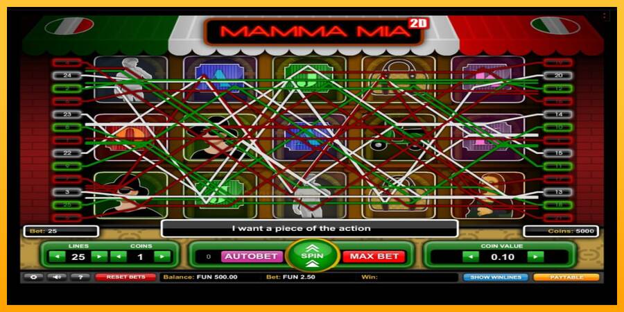 Mamma Mia 2D gaming machine for money, picture 1