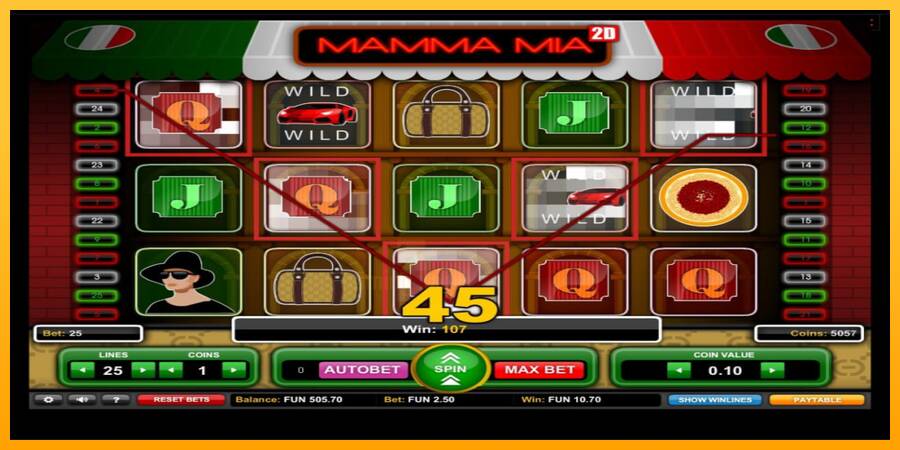 Mamma Mia 2D gaming machine for money, picture 4