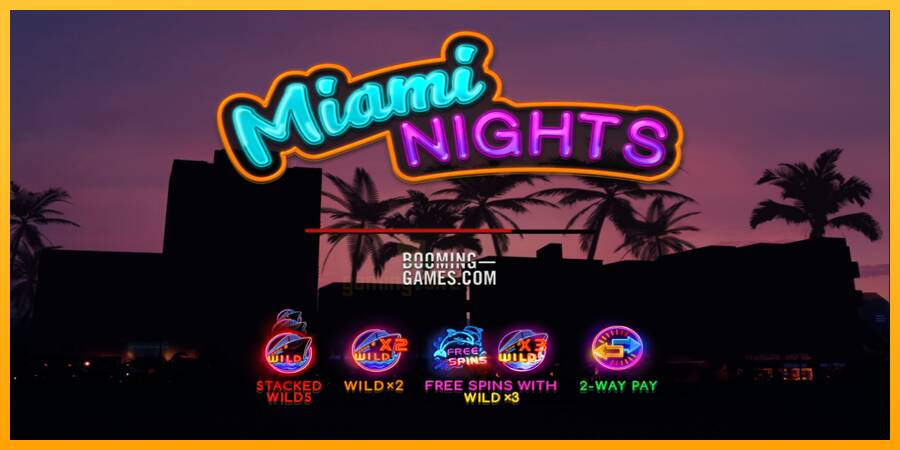 Miami Nights gaming machine for money, picture 1