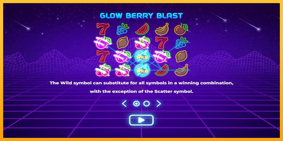 Glow Berry Blast gaming machine for money, picture 1