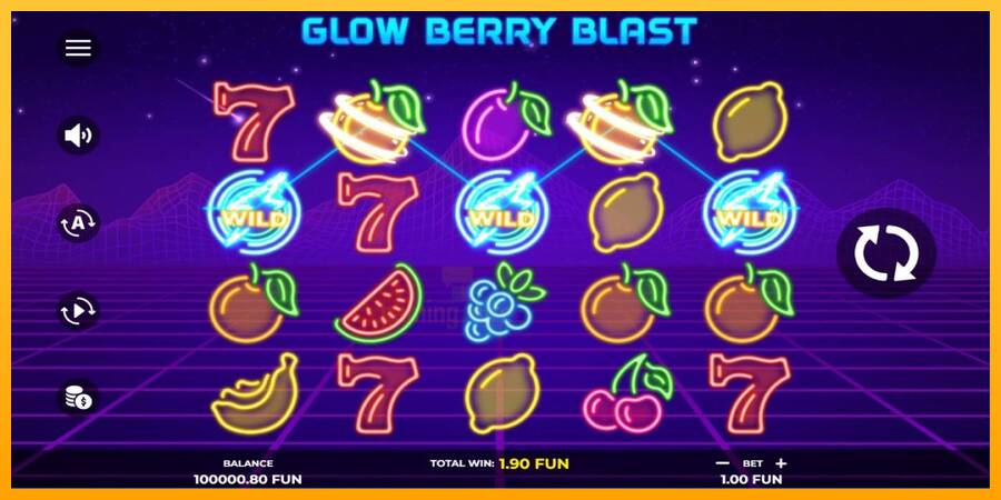 Glow Berry Blast gaming machine for money, picture 2