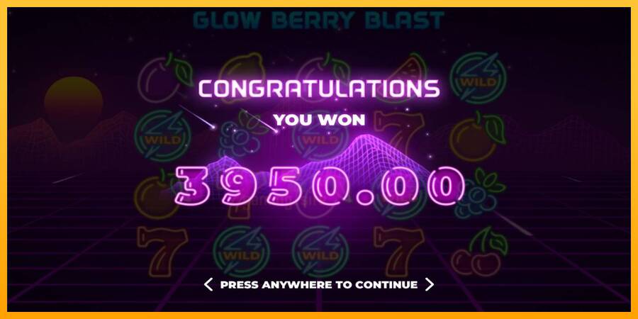 Glow Berry Blast gaming machine for money, picture 5