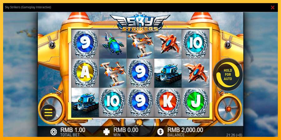 Sky Strikers gaming machine for money, picture 1