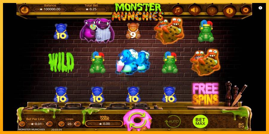 Monster Munchies gaming machine for money, picture 2