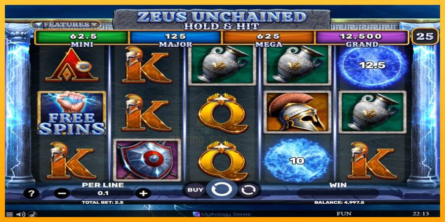 Zeus Unchained - Hold & Hit gaming machine for money, picture 2