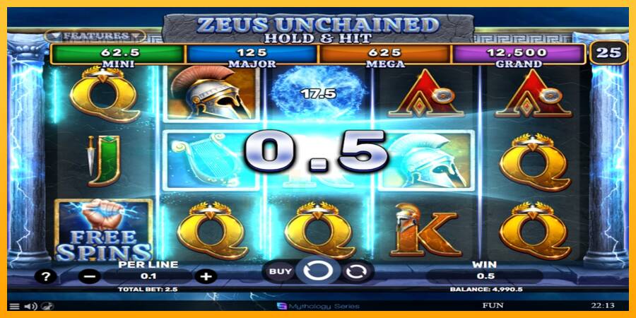 Zeus Unchained - Hold & Hit gaming machine for money, picture 3