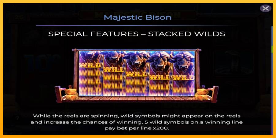 Majestic Bison gaming machine for money, picture 6